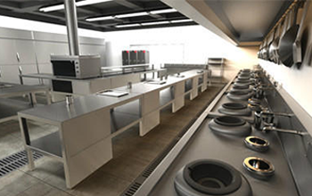 万达威斯汀酒店厨房